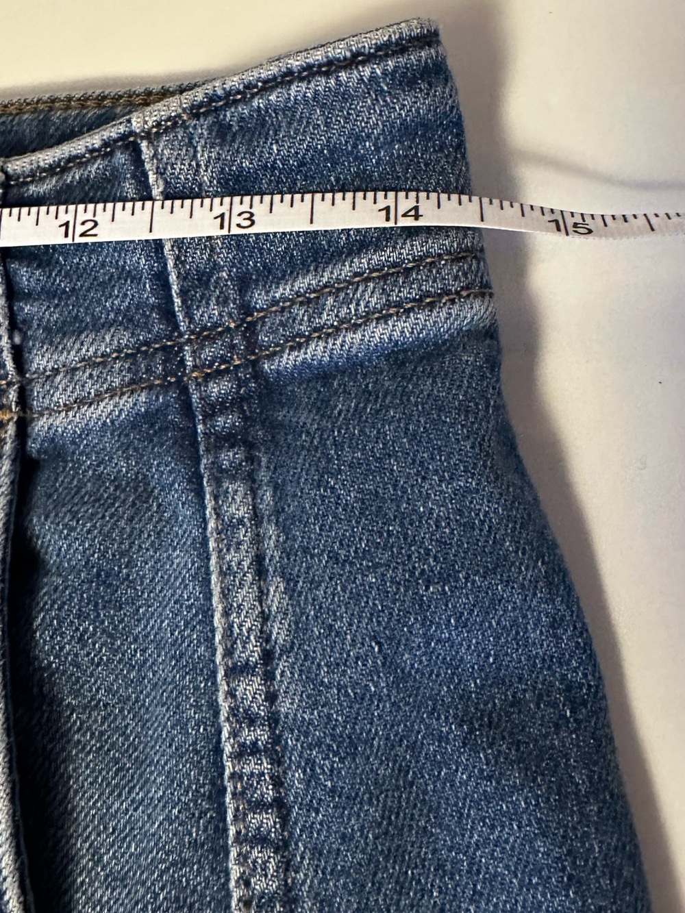 Madewell High Waist Tapered Denim 26 Vintage Wash Side Panel Jeans NWT - Picture 10 of 13